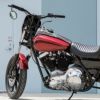 Biltwell 1インチ径 トラッカーミッドハンドルバー 3インチ スムース ブラック-03