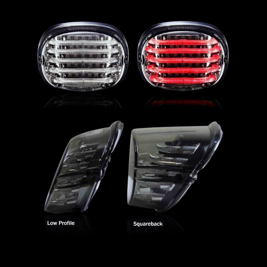 	Custom Dynamics PROBEAM ロープロファイル・LEDテールライト 上ナンバー用 スモーク-01