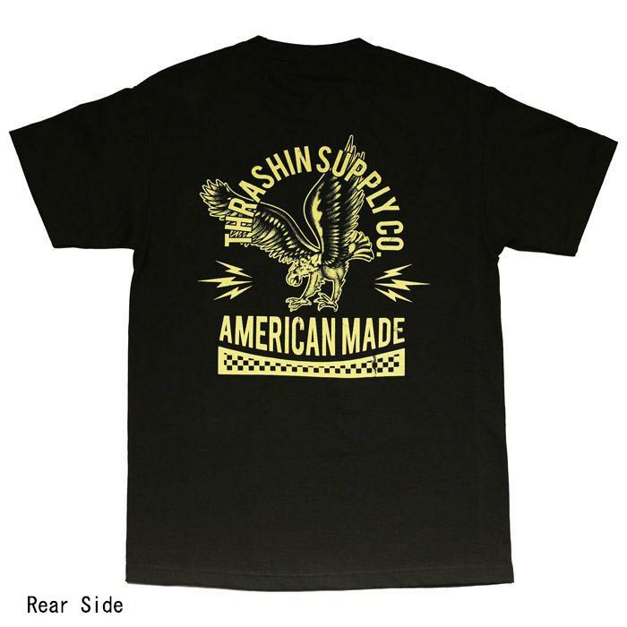 Thrashin Supply 「American Made」 ポケット Tシャツ ブラック-01