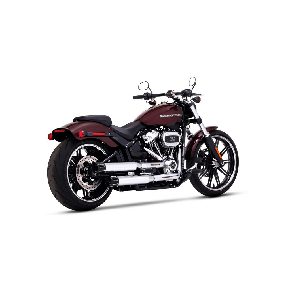 RINEHART(ラインハート) 3.5インチ スリップオンマフラー スロットエンド クローム/ブラック-02