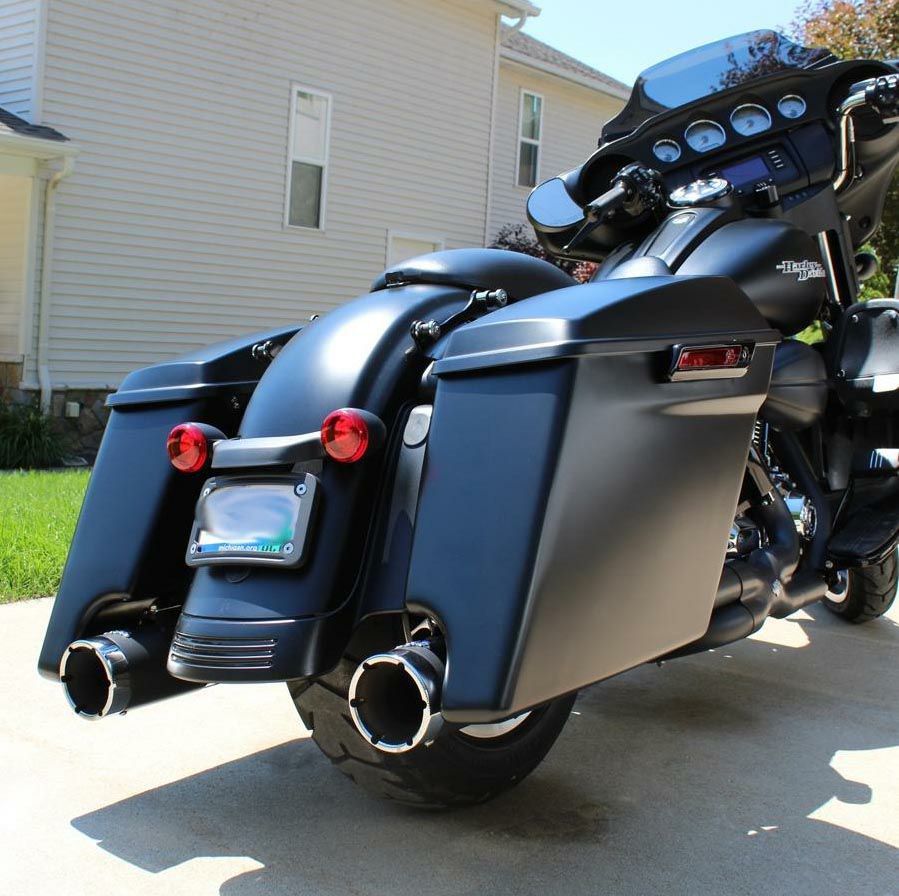 Hog Workz 4インチ　エクステンドサドルバッグ　未塗装-04