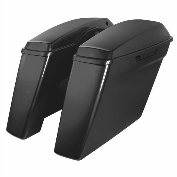 Hog Workz 4インチ　エクステンドサドルバッグ　マフラーカット無し　未塗装-01