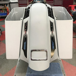 Paul Yaffe's Bagger Nation  Swoop ストレッチリアフェンダー クロームプレート・LEDライト付 ツーリング