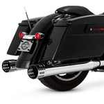1801-1108：Paul Yaffe's Bagger Nation Cult45 スリップオンマフラー　HolyMoly　クローム