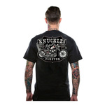 LUCKY 13　ナックル　Tシャツ　ブラック