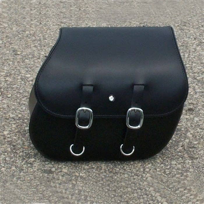LEATHER PROS  本革デタッチャブル・サドルバッグ　スプリンガータイプリッド　ダイナ用-01