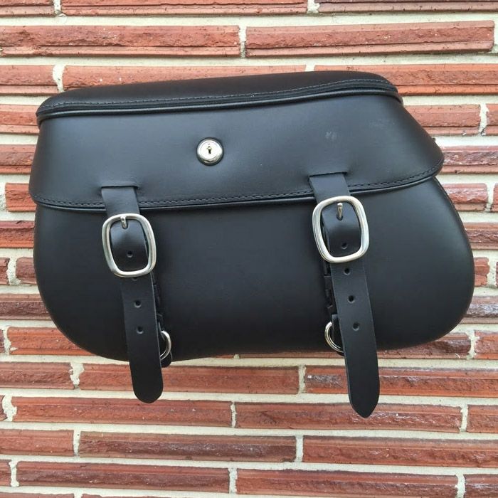 Leather Pros 本革サドルバッグ BLS2800　左用　ソフテイルFXS,FLS用-01