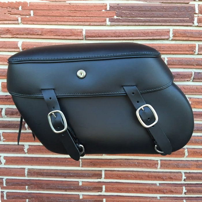 Leather Pros  本革デタッチャブル・サドルバッグ  左用　1984～2017 ソフテイル用-01