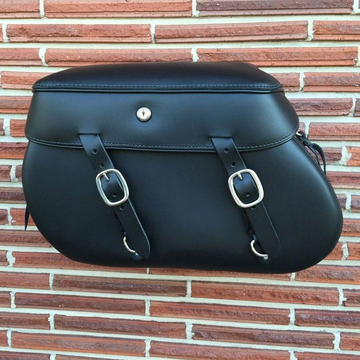 Leather Pros  本革デタッチャブル・ージ・サドルバッグ LP4000 左用　ソフテイル用-01