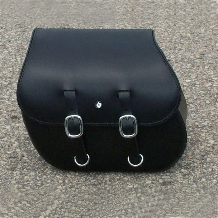 LEATHER PROS 本革デタッチャブル・サドルバッグ　スプリンガータイプリッド　左用　ダイナ用-01