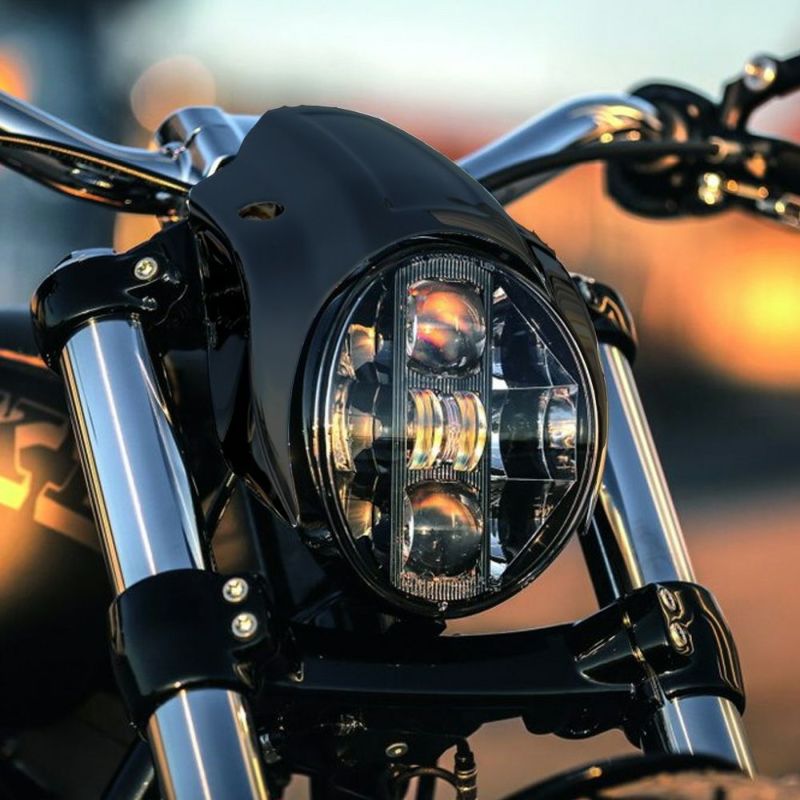Thunderbike　ヘッドライトキャップ　ブラック