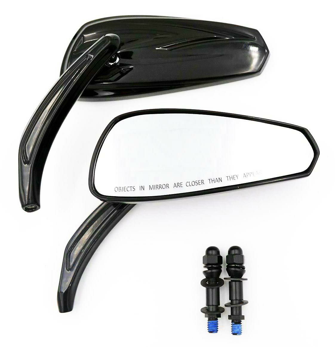 ハーレー　トライバルミラー V-Factor トライバル・ミラーセット ブラック (左右セット) |ハーレー