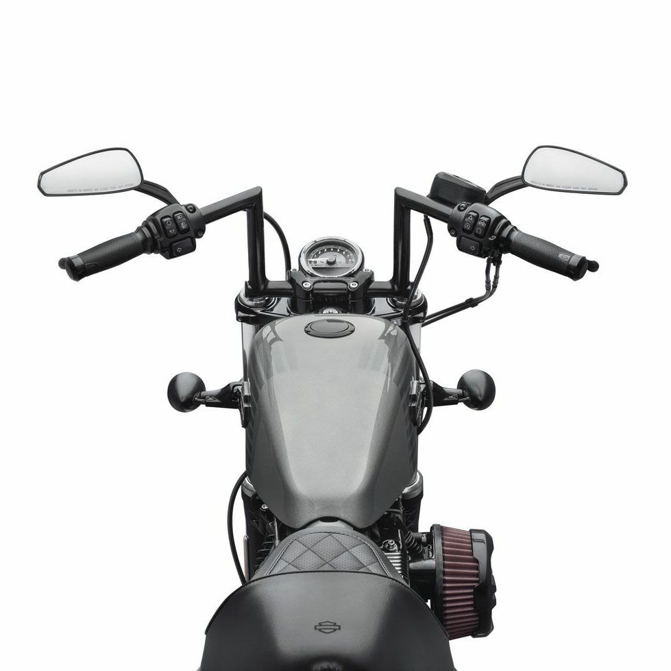 チゼル・ロー・ハンドルバー　グロスブラック SPORTSTER&DYNA-03