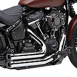 6792: COBRA Speedster Race Pro Tips ショートマフラー　クローム FXLR/S、FXBB、FXST、FLSL、FLDE