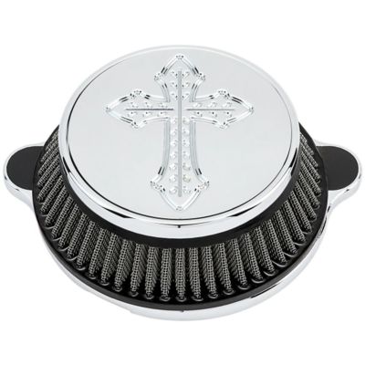 【SALE】LA Choppers　スパニッシュクロス エアクリーナー クローム