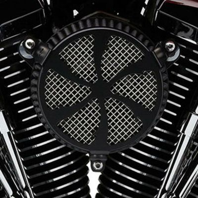ケーブルスロットル車用エアクリーナー Swept ブラック COBRA