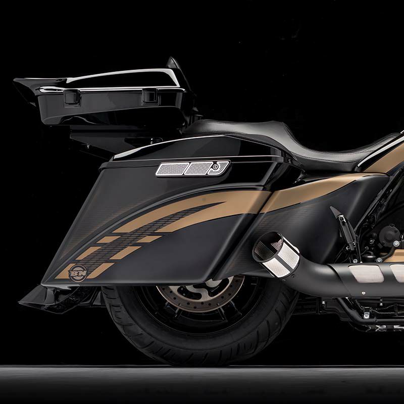 Paul Yaffe's Bagger Nation スムースSwoop サイドカバー Swoopサドルバッグ用-03