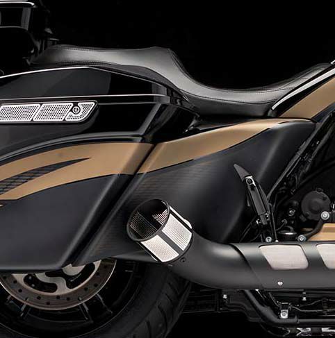 Paul Yaffe's Bagger Nation スムースSwoop サイドカバー Swoopサドルバッグ用-06