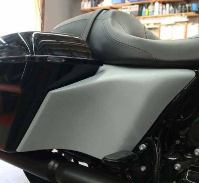 Paul Yaffe's Bagger Nation スムース サイドカバー 標準装着サドルバッグ用