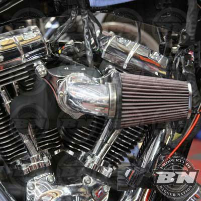 Paul Yaffe's Bagger Nation スロットルボディ・グローブ Forced Air タイプ ブラック-01