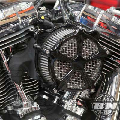 Paul Yaffe's Bagger Nation スロットルボディ・グローブ Relievedタイプ ブラック-01