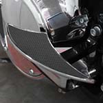 Paul Yaffe's Bagger Nation Wedgy クラシック・パッセンジャーフットボード クローム
