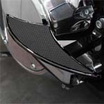 Paul Yaffe's Bagger Nation Wedgy クラシック・パッセンジャーフットボード ブラック