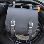 DEGNER レザーサドルバッグ ブラック