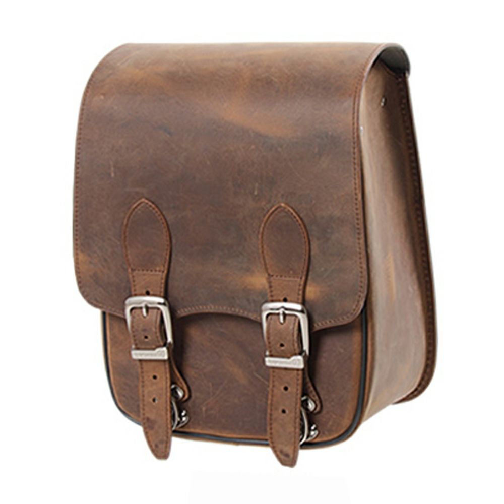 DEGNER レザーサドルバッグ ブラウン-01