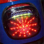 Hard Drive レイダウン　テールライト　レッド