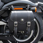DEGNER レザーサドルバッグ ブラック