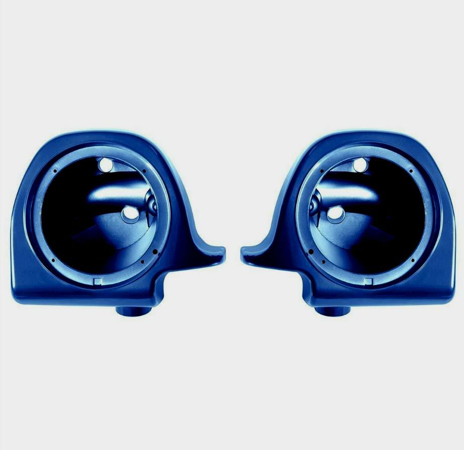 HOGWORKZ　ベント付ロアーフェアリング用　6.5インチスピーカーポッド　スーペリアブルー-02