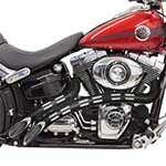 BASSANI RadialSweepers マフラー ホールデザイン　ブラック