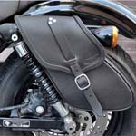 エンズクオイオ　スイング　SPORTSTER用サイドバッグ　ブラック　左用