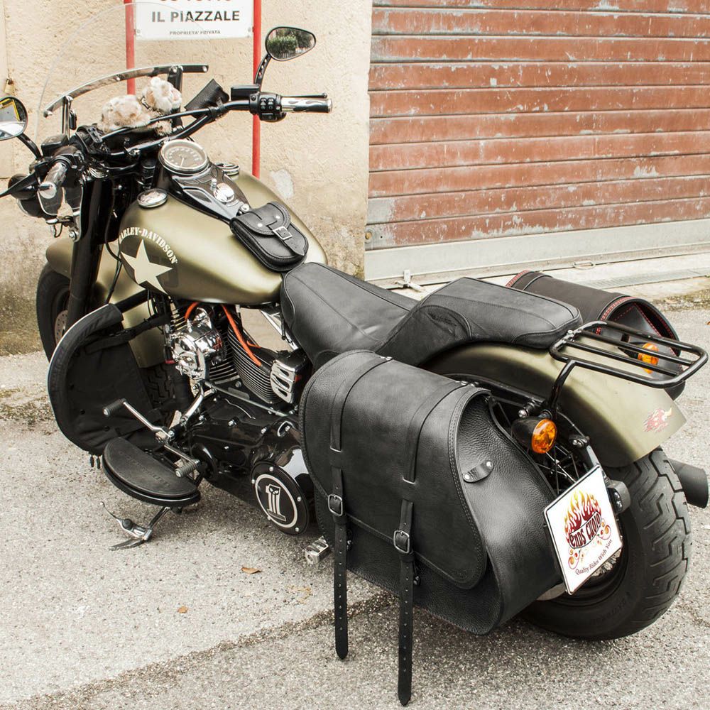 エンズクオイオ　Softail　スリム・スマートバッグ　ブラック-02