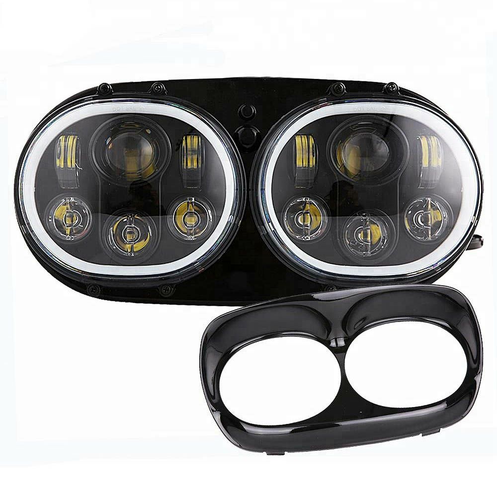 WMW LED デュアル・ヘッドライト　HALOリング　ブラック 2004～2013　FLTR(X)-01