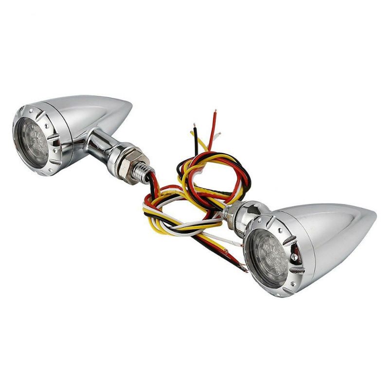 LEDミニブレットウインカー＆テールライト　クローム-01