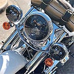 HogWorkz ハーレー用 4.5インチLED補助ランプ 　ブラック