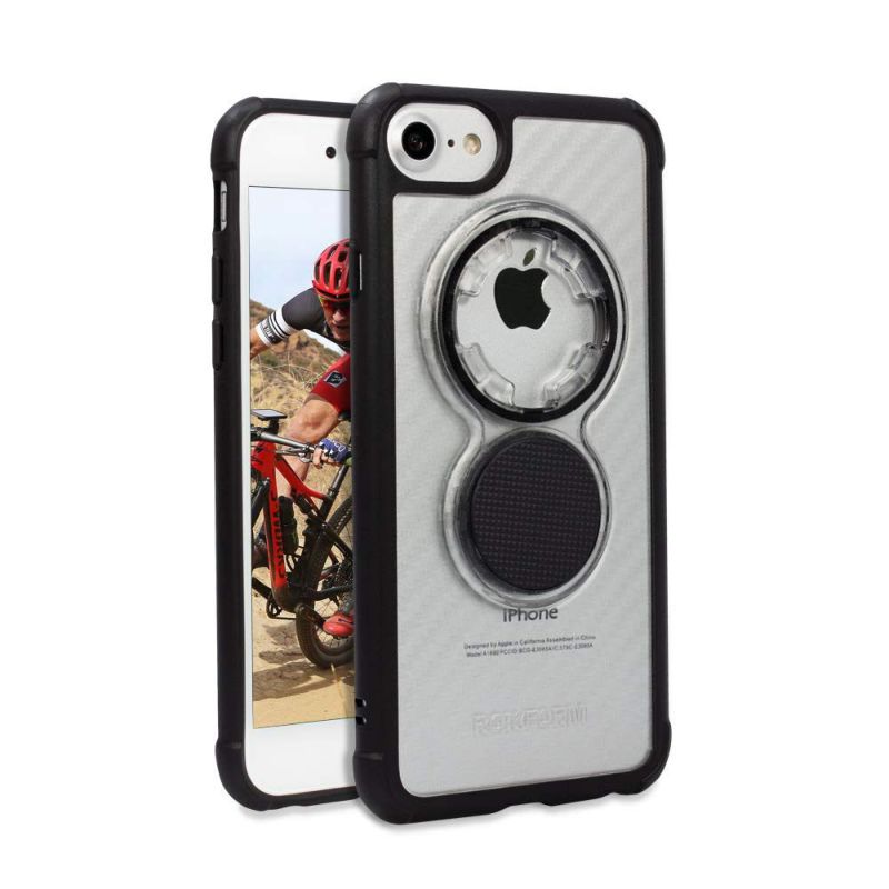 ROKFORM i-Phone SE/8/7/6 クリスタルケース カーボンクリア-01