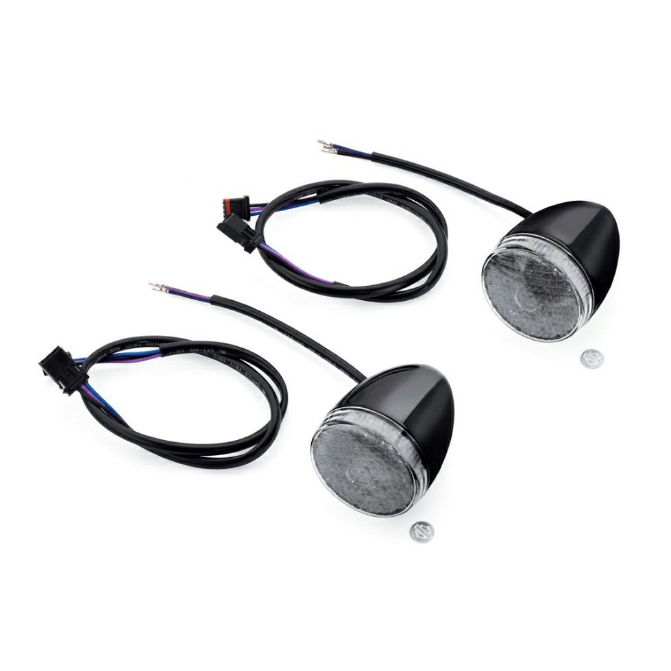 LED ブレット・ターンシグナルキット　ブラック x スモークレンズ-02