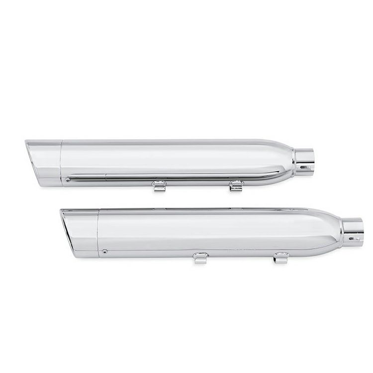 Screamin' Eagle　ストリートキャノン・スリップオンマフラー　ショーティーデュアル　クローム-02