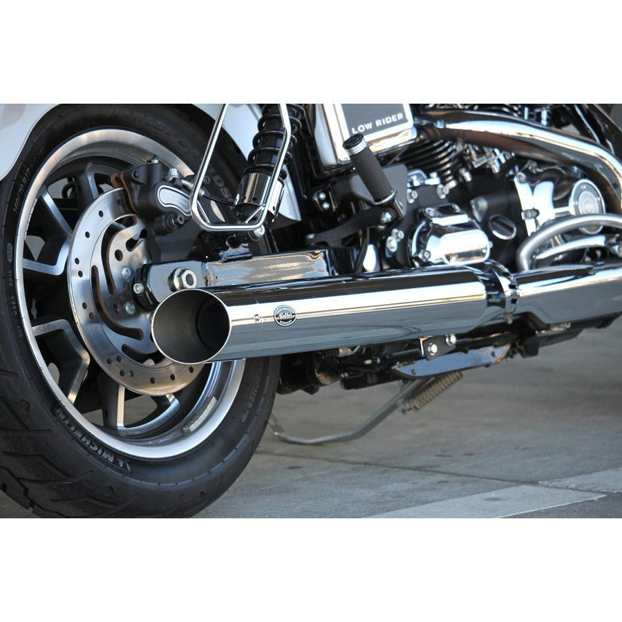 SHAFT　ベルズパフォーマンスマフラー(JMCA 車検対応)　クローム　スラッシュカット-02