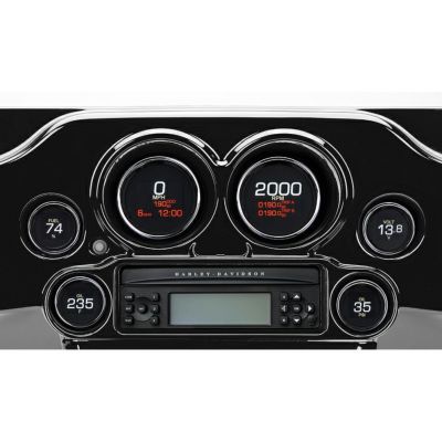 ハーレー、ツーリングモデル用6ゲージキット　クロームベゼル　1996～2003モデル用 DAKOTA DIGITAL
