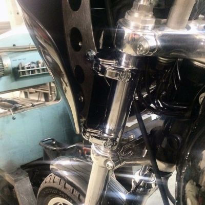 BUNG KING　39㎜フォーク用 クォーターフェアリング・ブラケット