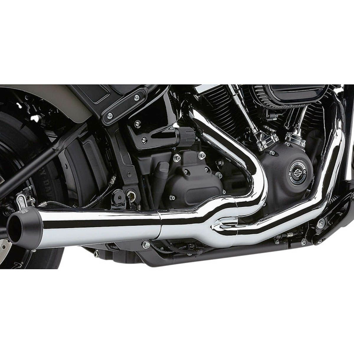 COBRA EL DIABLO 2-INTO-1エキゾースト クローム　M8ソフテイル-02