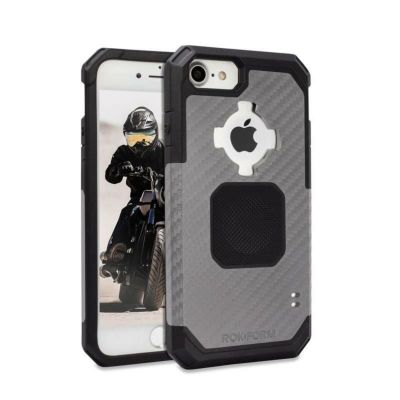 【セール】ROKFORM i-Phone SE/8/7/6 Rugged バイク用スマホホルダー ガンメタル