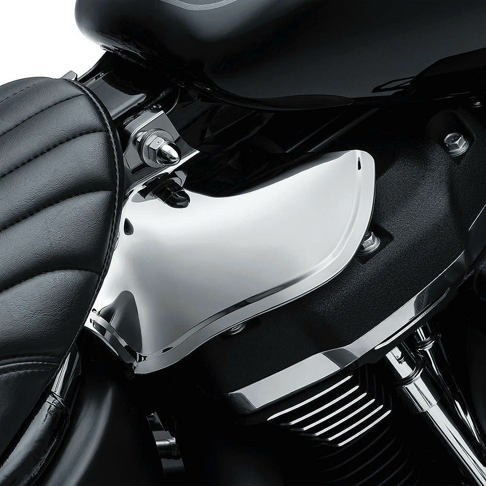 Kuryakyn・2008ツーリング・サドルシールド・スモーク 1196・0502-0279 
