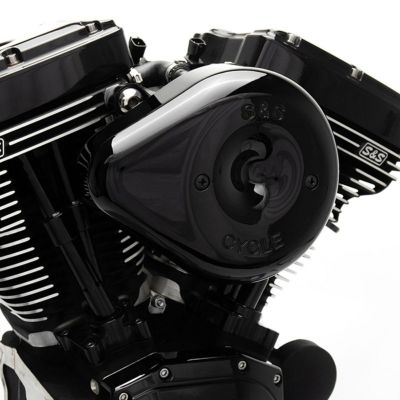 S&S　ステルスエアクリーナー　ティアドロップタイプ　ブラック