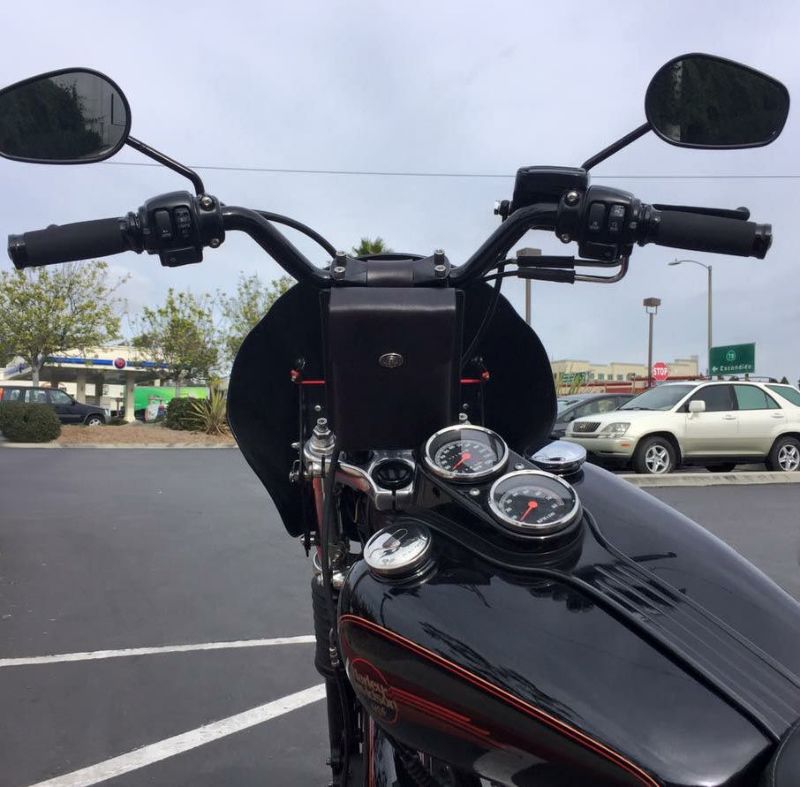 Lucky Daves　ライザー・バー　グロスブラック　ケーブルスロットル用-04