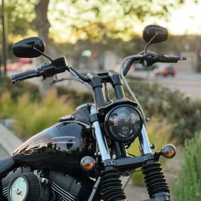 Lucky Daves　ライザー・バー　グロスブラック　電子制御スロットル用